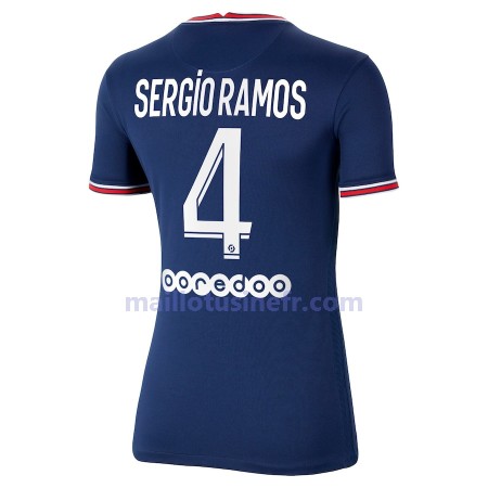 Maillot de Foot Paris Saint-Germain Sergio Ramos 4 Domicile 2021-22 - Femme Maillot de Foot Paris Saint-Germain Sergio Ramos 4 Domicile 2021-22 - Femme